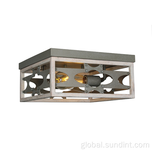 Flush Mount Artistic Steel Bedroom Ceiling Light Manufactory